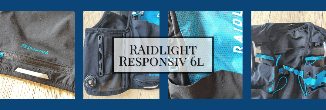 Gilet RAIDLIGHT RESPONSIV 6L Homme R-Black / Ice Blue